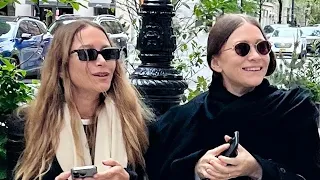 Mary-Kate and Ashley Olsen Still Twinning at Nearly 40 on Rare Joint Outing