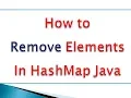 HashMap remove Operation Demo Program