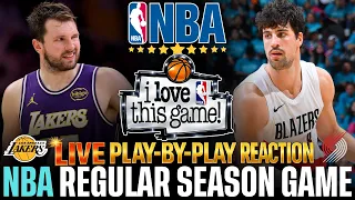 🔴LIVE! LAKERS VS BLAZERS • NBA REGULAR SEASON • BASKETBALL PLAY-BY-PLAY COMMENTARY & SCOREBOARD
