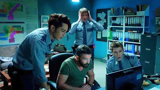 4 mall cops and a former marine corps to save a girl from a gang of bad guys