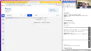 Python 2 print function - printing numbers