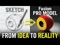 Fusion 360 From Zero Beginner Step-by-Step Modeling Tutorial
