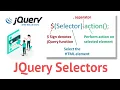 jQuery Selectors jQuery Tutorial for Beginners - 2 jQuery Selectors Explained
