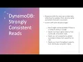 25 DynamoDB Read Consistencies