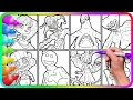 Poppy Playtime Chapter 6 Speed Coloring Satisfying Coloring process Monsters and Bosses