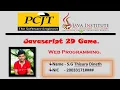 JavaScript 2D Game Development selection program Java institute Thisura Dineth
