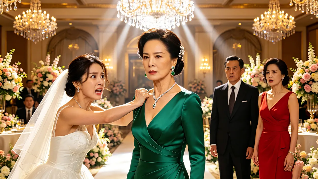 Arrogant Bride Kicks Out Poor Woman, Turns Out She's Her Billionaire Mother-in-Law! 😱 poster