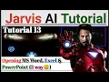 Jarvis tutorial 13 Make your own voice assistant Python programming