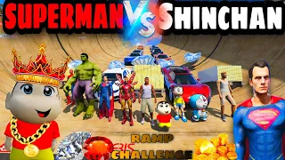Download GTA 5 : Superman vs Shinchan Ultimate Mega Ram challenge in GTA V MP3