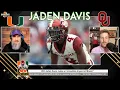 INSIGHT on New Miami CB Jaden Davis From Oklahoma Josh Helmer w Christopher Stock