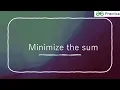 Minimize the sum GFG Java