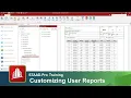 User Reports in STAAD Pro 2023