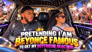 Pretending Like I'm Beyonce famous Prank On Boyfriend 😎