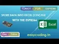 NodeMcu ESP8266 Tutorial B-17 Send data to EXCEL CSV