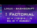 8 BashScript - Factorial