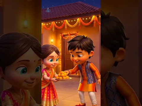 Happy Diwali, दीपावली की हार्दिक शुभकामनाएं, Hindi Baby Song #shorts #diwali #crackers #light #viral