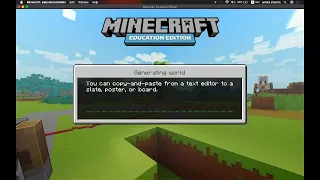 Microsoft MakeCode with Minecraft Python COM202B