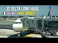4K TRIP REPORT How is Delta Long Haul Economy Airbus A330-300 Rome to New York