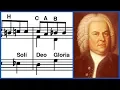 LECTURE Bach s Use of Cryptograms Number Symbolism