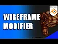 Blender Wireframe Modifier Tutorial Micro Tip