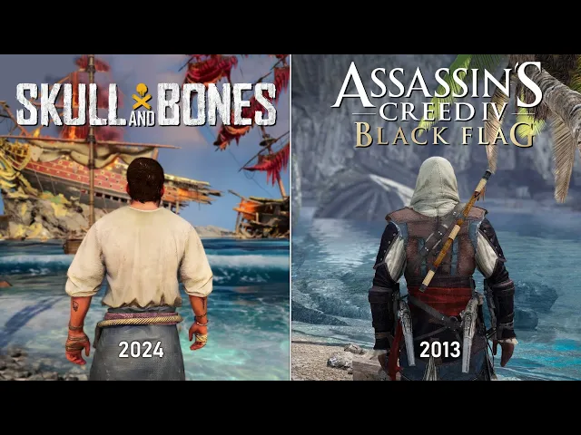 Skull and Bones vs Assassin's Creed IV Black Flag | Physics and Details Comparison