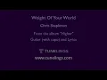 Weight Of Your World - Chris Stapleton (play-along for guitar)