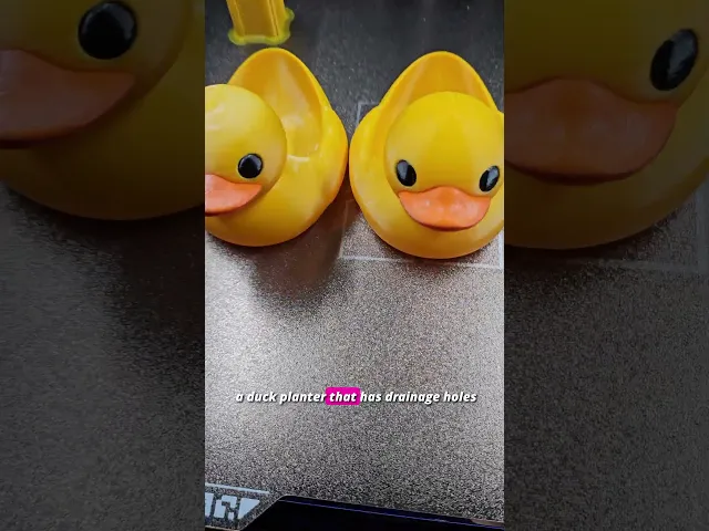 Cute Rubber Duck Planter & Trinket Dish Set video thumbnail