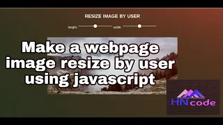 resize image by user with javascript