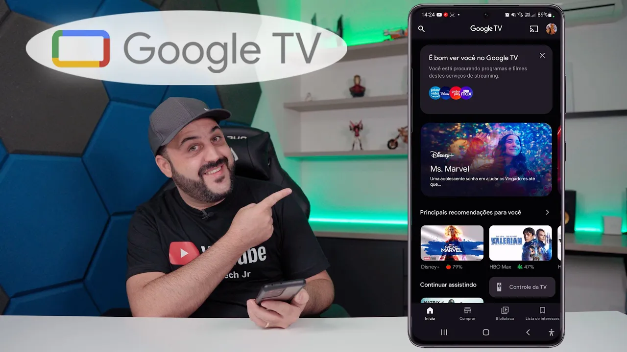 O GOOGLE TV foi LIBERADO para SMARTPHONES, Confira o que este App pode Fazer
