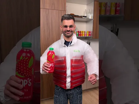 Je teste la veste IA pour boire de l’Ice Tea