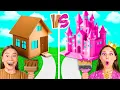 Download Lagu One Colored House Rich vs Broke vs Giga Rich | Funny Challenges by BaRaDa Gold