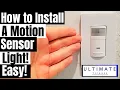 DIY Leviton Motion Sensor Light - How to Install