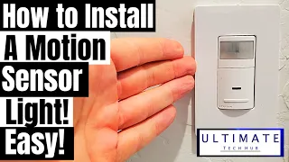 DIY Leviton Motion Sensor Light - How to Install