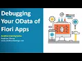Debugging OData Services Debug Fiori OData Services in ABAP Data provider Debugging Fiori