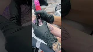 Best ever owl design hand tattoo
