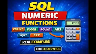 SQL Numeric Functions Explained CEILING FLOOR ROUND ABS SQL Tutorial
