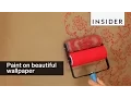 This patterned roller lets you paint on beautiful designs