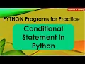 Conditional Statement in Python