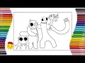 RAINBOW FRIENDS Coloring pages How to color
