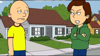 caillou pretends to be sick grounded
