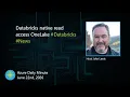 Databricks native read access OneLake - Azure Daily Minute Podcast
