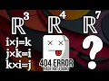 why there is no four dimensional cross product