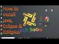 What is Java and How to download and install java Eclipse Editplus