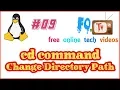 Linux Basics cd command Change Directory path using cd command FOTV
