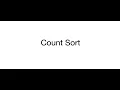 12 - Count Sort JavaScript implementation