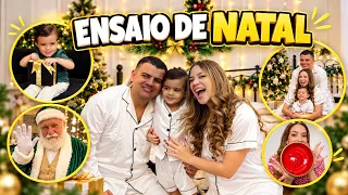 FIZEMOS UM ENSAIO DE NATAL EM FAMÍLIA + COMPRINHAS 🎄🎁