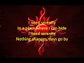 Godsmack- Serenity (lyrics)
