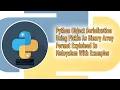 Python Object Serialization Using Pickle Library Explained in Malayalam With Examples