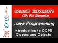 Introduction to OOPS Classes and Objects Java Programming 5th semester BSc CS BCA syllabus
