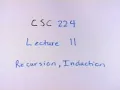 CSC 224 - 11 Recursion